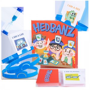 Επιτραπέζιο Παιχνίδι Hedbanz Στο Κεφάλι Το Χω - Αγγλική Έκδοση για Ηλικίες 6 + Ετών