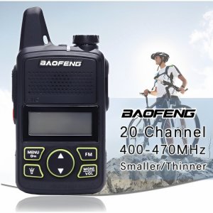 Mini Ασύρματος Φορητός Πομποδέκτης UHF 1.5W - BAOFENG Ασύρματης Επικοινωνίας