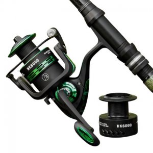 Μηχανισμός Spinning HK6000 για Καλάμι Ψαρέματος με Οδηγό Πετονιάς Anti-Twist