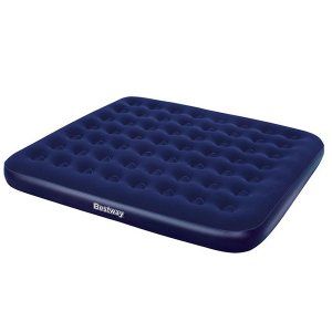 King Size Φουσκωτό Στρώμα Ύπνου Bestway Βελούδινο - Για Εσωτερικό - Εξωτερικό Χώρο - Camping - 203 x 183 x 22cm