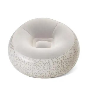 Bestway Φουσκωτή Πολυθρόνα - Poof - Living Room Sofas 112 x 112 x 66cm - Μπεζ