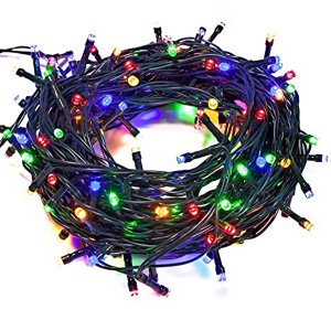 400 Πολύχρωμα Χριστουγεννιάτικα LED Λαμπάκια ARRANGO 28μ με Πράσινο Καλώδιο 1,5μ και 8 Προγράμματα Φωτισμού