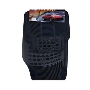 Σετ 4x Universal Αντιολισθητικά Λαστιχένια Πατάκια Αυτοκινήτου - Μαύρο