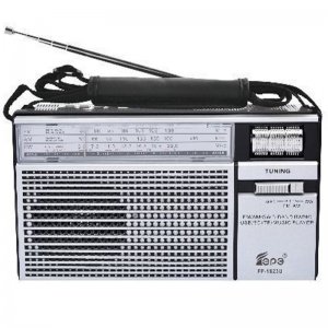 Επιτραπέζιο Retro Ραδιόφωνο FP-1823U FM/AM/SW/USB/SD/TF Ασημί