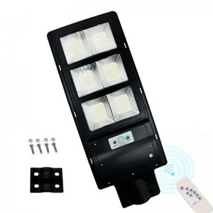 Αδιάβροχο Ηλιακό Φωτιστικό Δρόμου LED 300W 210 SMD Αισθητήρα Κίνησης και Τηλεχειριστήριο Jortan