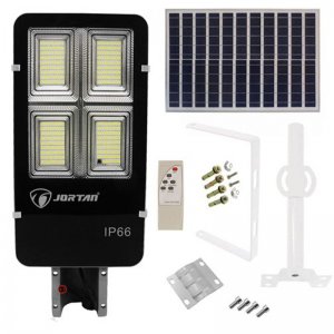 Αδιάβροχος Ηλιακό Φωτιστικό Δρόμου LED 300W 28800LM με Bάση Στήριξης Πάνελ και Τηλεχειριστήριο Jortan