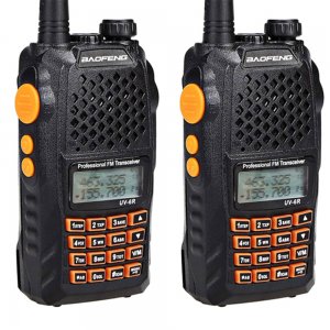 2 Ασύρματοι Φορητοί Πομποδέκτες Walkie Talkie Αμφίδρομη Eνδοεπικοινωνία Two Way Audio UHF VHF Pofung