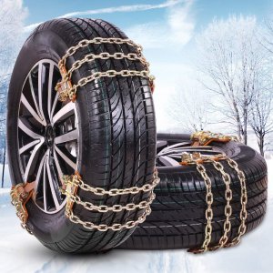 8 Heavy Duty Αντιολισθητικές Αλυσίδες Χιονιού Σκάλα 225-275mm - Μπαίνουν Εύκολα - Αυτοκινήτου, Φορτηγού, Van με Ρυθμιζόμενους Ιμάντες Μεταλλικές