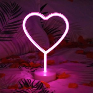 Διακοσμητικό Neon LED Φωτιστικό Καρδιά Decoration Lamp Heart 29x20x12 cm