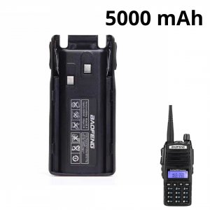 Ανταλλακτική Μπαταρία για Πομποδέκτη 5000mAh για BaoFeng UV-82, UV-8D UV-89 UV-8 - Li-ion Battery