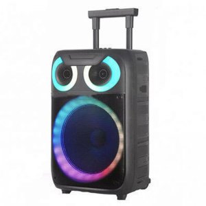 Φορητό Ηχείο Bluetooth Karaoke Party με Μικρόφωνο, Τηλεχειρισμό &amp; Διακοσμητικό Φωτισμό LED Andowl Q-YX8000 Μαύρο