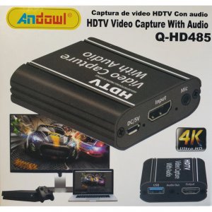 HDTV Συσκευή Καταγραφής Βίντεο και Ήχου 4Κ Andowl