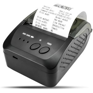 Mini Επαναφορτιζόμενος Bluetooth Θερμικός Εκτυπωτής Αποδείξεων 58mm - USB για Σύστημα POS