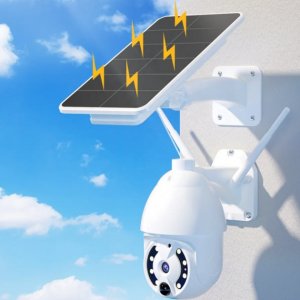 Αδιάβροχη IP Κάμερα Παρακολούθησης Wi-Fi με Ηλιακό Πάνελ &amp; Φακό 2.8 mm - 1080p Full HD - Real Safe