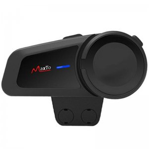 Σύστημα Μονής Ενδοεπικοινωνίας Bluetooth FM Radio για Κράνος Μηχανής Maxto M2 Intercom
