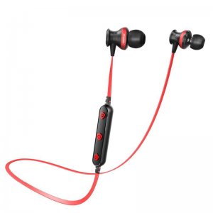 AWEI In Ear Ασύρματα Ακουστικά Bluetooth με Ηχείο και Μαγνητικό Καλώδιο Κόκκινο