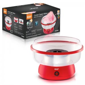 RAF Μηχανή για Μαλλί της Γριάς 500W - Cotton Candy Maker Κόκκινο