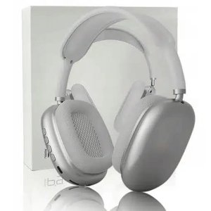 Ασύρματα Ακουστικά Bluetooth Headphones Λευκό-Ασημί-Over Ear