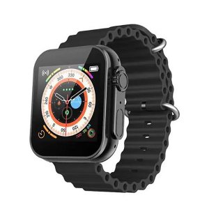 Smartwatch με Παλμογράφο ,Απάντηση Κλήσεων – Μηνυμάτων ,Ειδοποίηση Εφαρμογών και Οθόνη Αφής σε Μαύρο Χρώμα