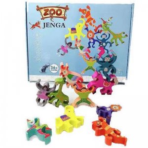 Επιτραπέζιο παιχνίδι Zoo Jenga 3+ ετών