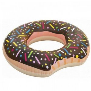 Φουσκωτή Σαμπρέλα Θαλάσσης Donut Σοκολάτα σε Καφέ Χρώμα Bestway 107cm
