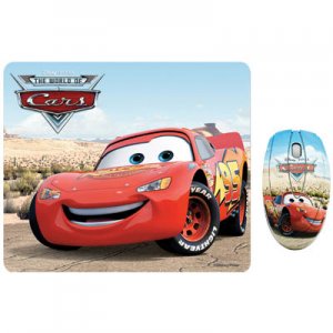 Σετ Οπτικό Ποντίκι και Mouse Pad Disney CARS