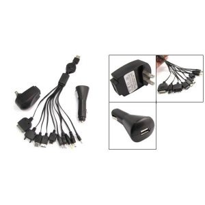 USB Πολυφορτιστής Ταξιδίου για Κινητά Τηλέφωνα