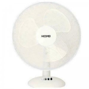 Επιτραπέζιος Ανεμιστήρας 40W Διαμέτρου 30cm Hoomei - Λευκό