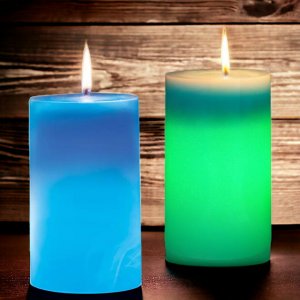 LED Διακοσμητικό Κερί με Εναλλαγή Χρωμάτων - Magic Candled