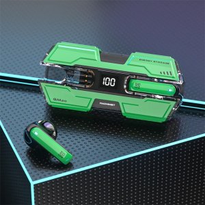 Ασύρματα Ακουστικά Bluetooth Hi-Fi με Θήκη Φόρτισης Πράσινο - Andowl