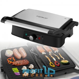 Ηλεκτρική Τοστιέρα - Γκριλιέρα 1500W INOX - Με Άνοιγμα 180 Μοίρες - AIGOSTAR