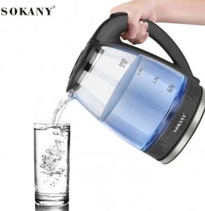 Ηλεκτρικός Βραστήρας 2 Λίτρων 1500W - SOKANY
