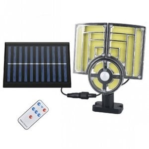 Ηλιακός Προβολέας LED με Πάνελ 25W, Αισθητήρα Κίνησης και Τηλεχειριστήριο Split Solar Outdoor Lights