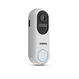 Andowl Smart WiFi Κουδούνι Πόρτας με Κάμερα 4K και Υποδοχή Κάρτας Mνήμης έως 128GB