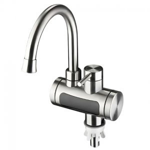 Ηλεκτρικός Ταχυθερμαντήρας 3300W - Βρύση INOX με Οθόνη LED