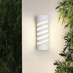 Μοντέρνα Εξωτερική Απλίκα Τοίχου Λευκό Φως IP65, 4000K