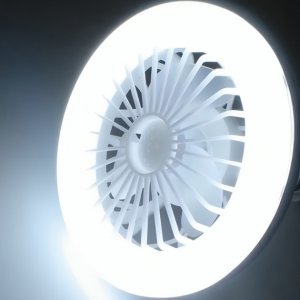 Φωτιστικό E27 Οροφής με Ανεμιστήρα 30W με 3 Ρυθμίσεις Λειτουργίας
