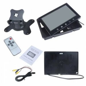 Οθόνη Μόνιτορ LCD - Οπισθοπορείας 9″ HD TFT/LED με Κουμπιά Αφής, 2 Εισόδους Βίντεο και Τηλεχειριστήριο