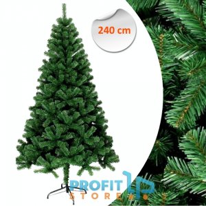 240cm Χριστουγεννιάτικο Δέντρο Γίγας με Μεταλλικό Σκελετό και Βάση