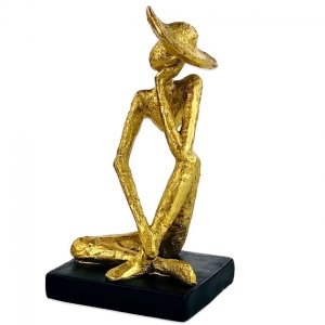 Διακοσμητικό Πολυρητίνης - Lady - 23,5 x 12 cm - Home Theory