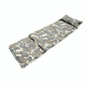 Φουσκωτό Στρώμα Camouflage για Camping με Μαξιλάρι 180 x 60 x 2.5cm