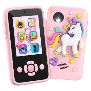 Παιδικό Smartphone με Κάμερα, Παιχνίδια &amp; MP3 player Μουσικής - Ροζ Unicorn
