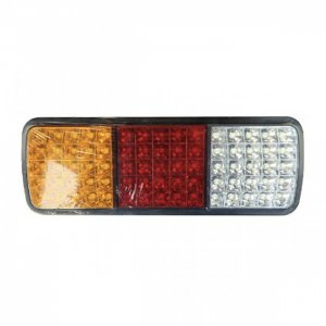 Αδιάβροχα Φώτα Τρέιλερ με 75 LED 12-24V Φως Φρένου, Φως θέσης και Φλας 98x280mm