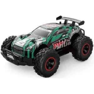 Τηλεκατευθυνόμενο Αυτοκίνητο Off Road 1:14 27MHz με Φώτα και Χειριστήριο Πράσινο