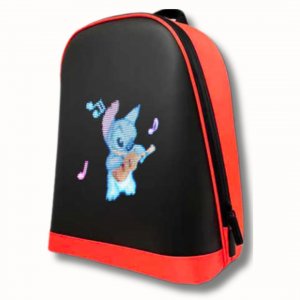 Σακίδιο LED Aδιάβροχο – Smart LED Backpack - Κόκκινο
