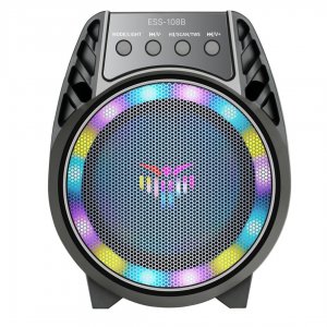 Επαναφορτιζόμενο Φορητό Ηχείο Bluetooth με Φωτισμό RGB, Bluetooth, USB &amp; AUX 5W