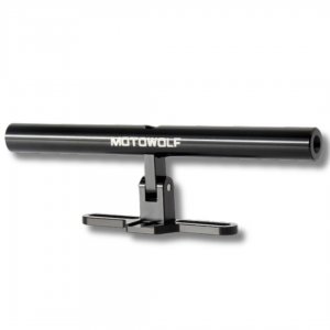 Πολυχρηστική Μπάρα Αλουμινίου Crossbar Βάση 24cm Motowolf - Μαύρο