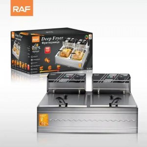 RAF Διπλή Ηλεκτρική Φριτέζα 5000W 5.5 + 5.5 L