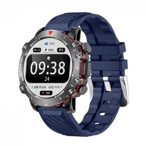 Ψηφιακό Ρολόι Smartwatch με Οθόνη HD, Bluetooth &amp; Αδιάβροχη Προστασία - Συμβατό με iOS &amp; Android - Μπλε