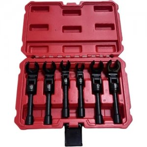 Σετ Καρυδάκια Brake Line με Άνοιγμα Crowfoot 6 Τεμαχίων